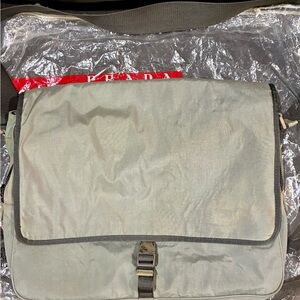 Prada Gray Messenger Bag - Women’s